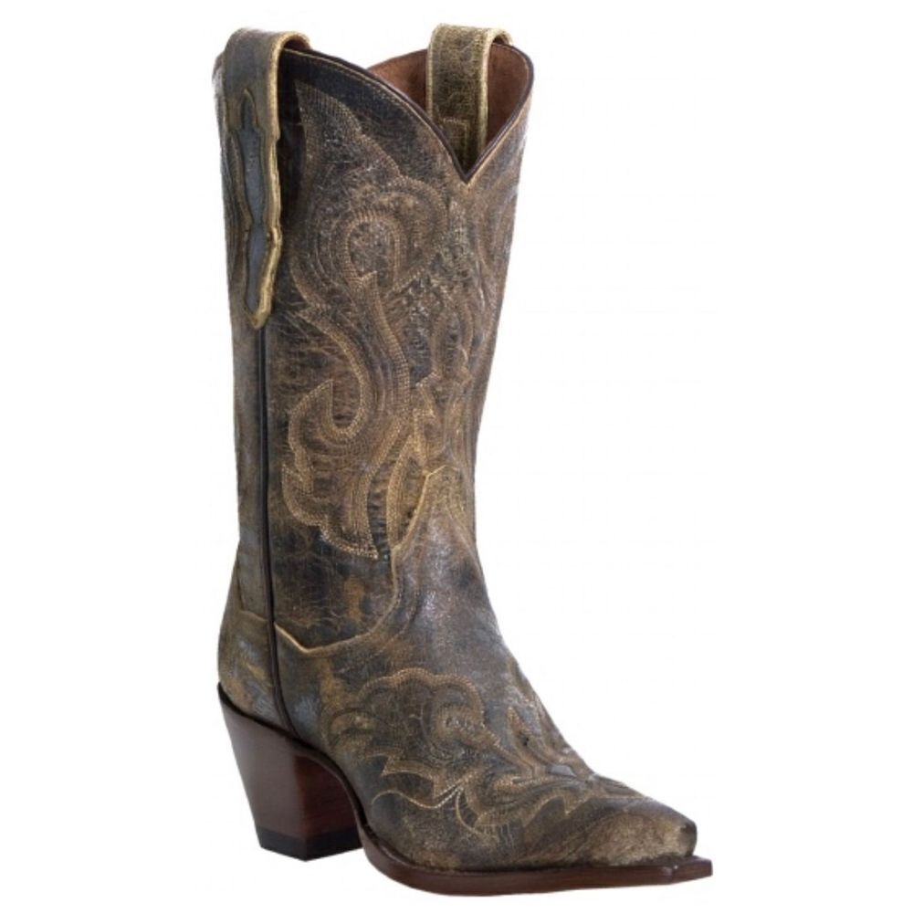 Dan‎ Post El Paso Western Boot Women’s Size 8.5 leather snip toe